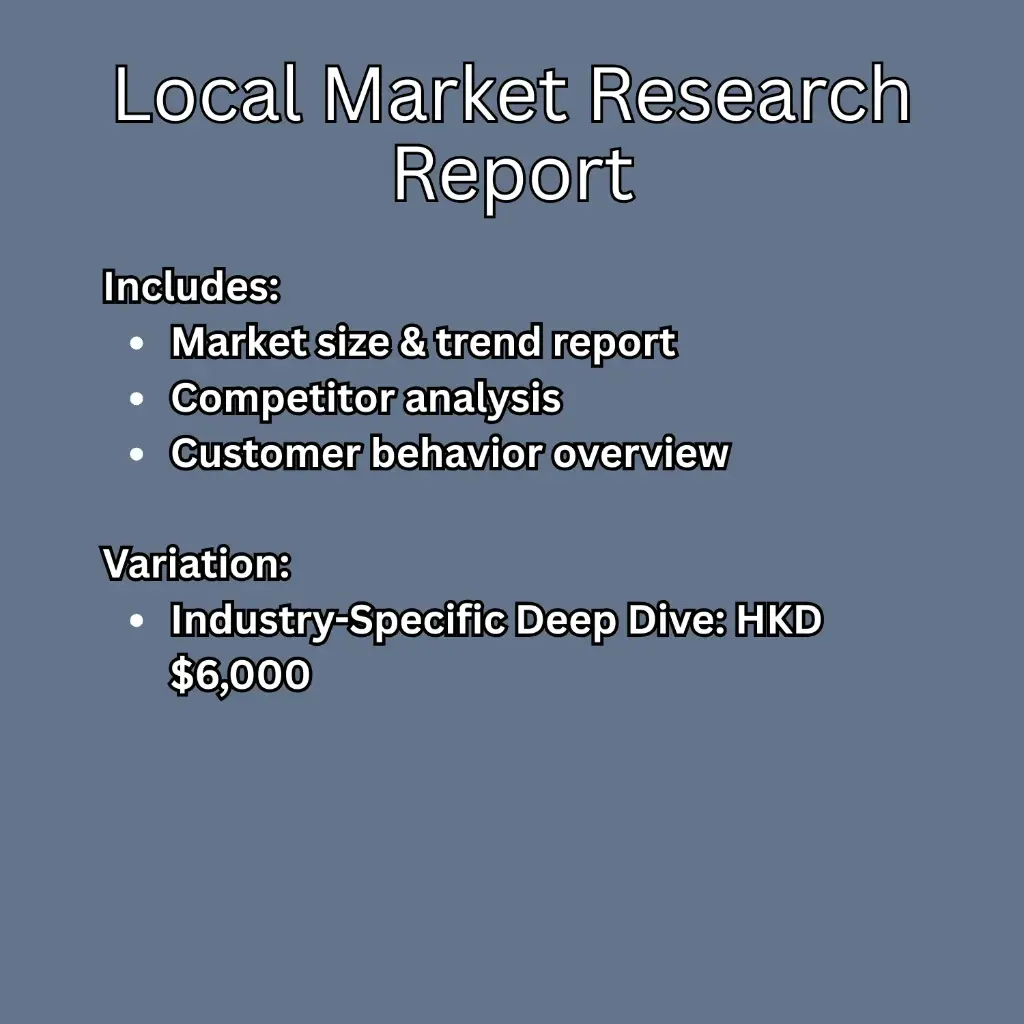 Local Market Research Report