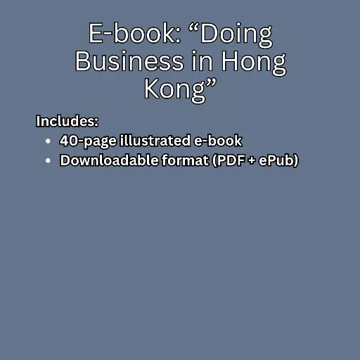 E-book: “Doing Business in Hong Kong”
