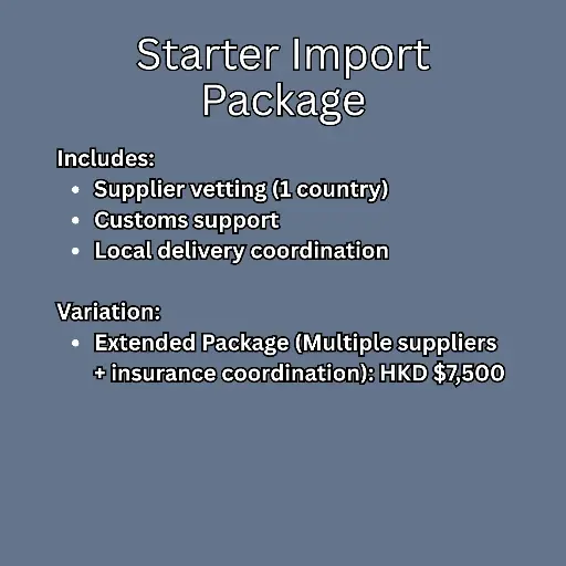 Starter Import Package